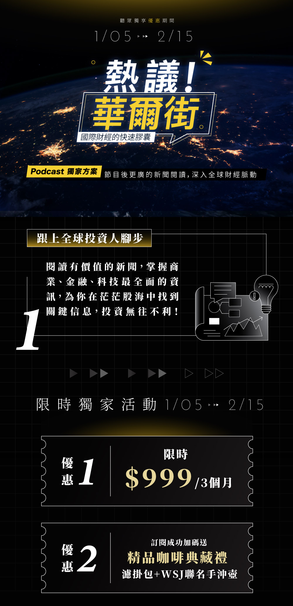 風傳媒華爾街日報 限時季訂方案