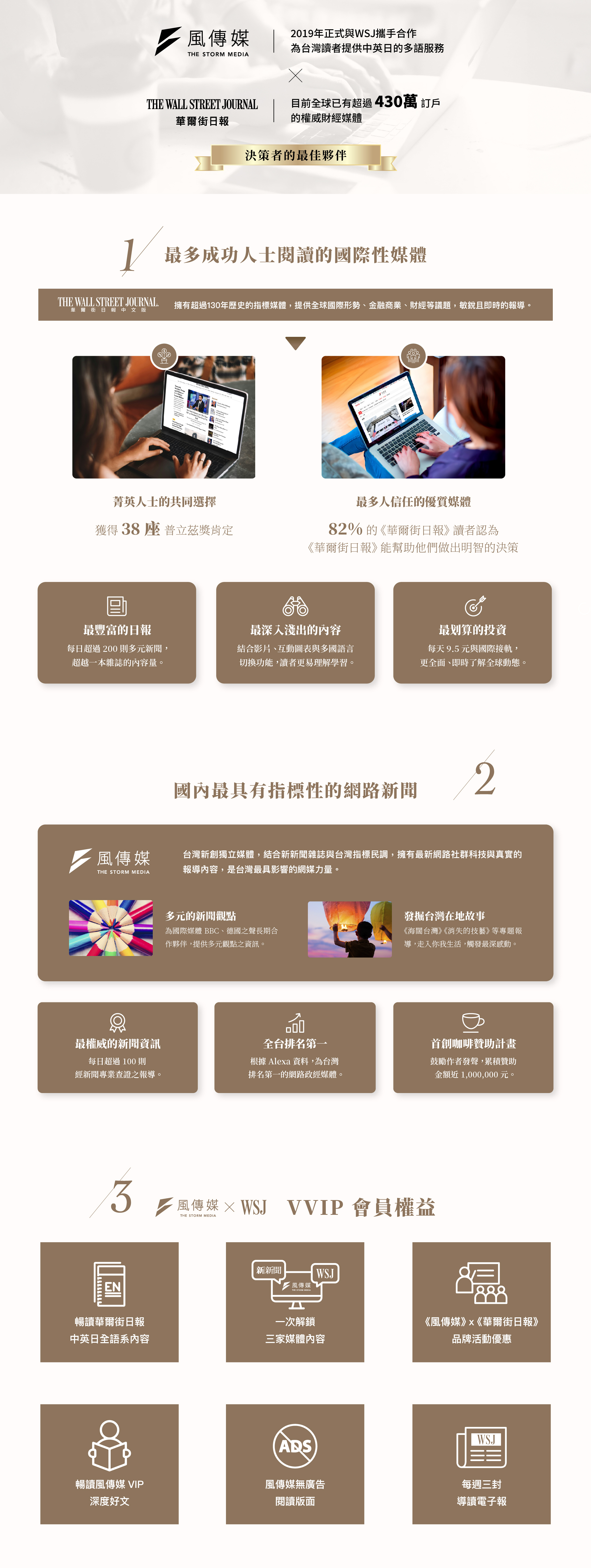 風傳媒Ｘ華爾街日報訂閱
